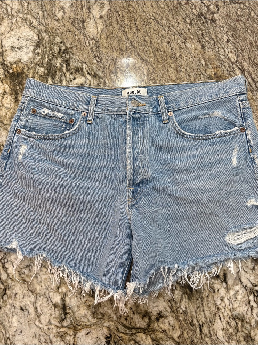 Agolde Parker Long Shorts